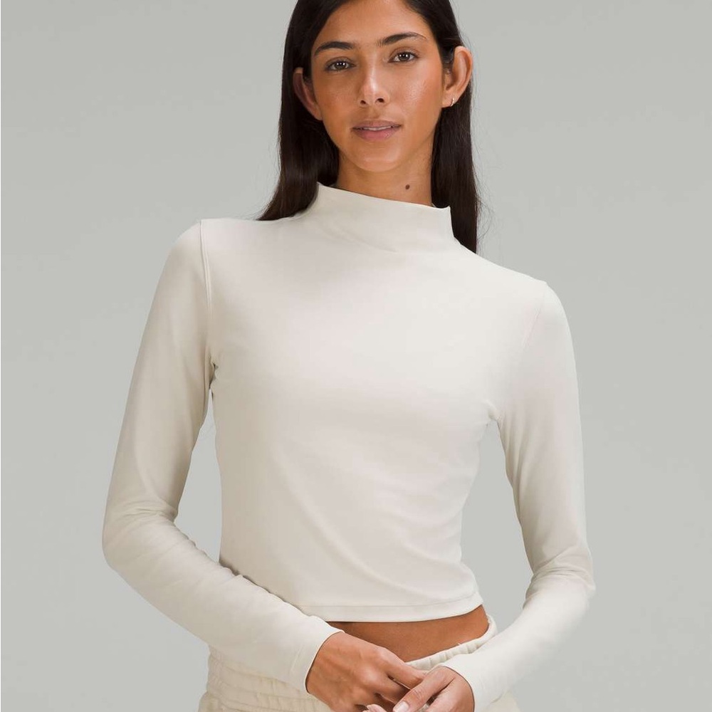 Lululemon All Aligned Mock Neck Long Sleeve Shirt
